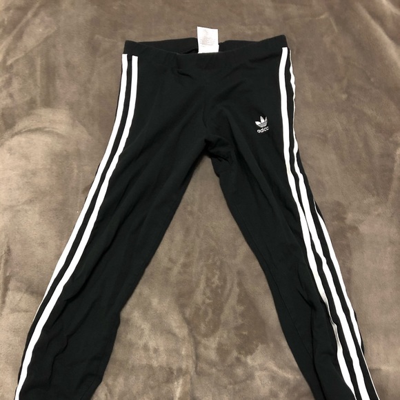 adidas Pants - Adidas 3 Stripe Legging Size Small